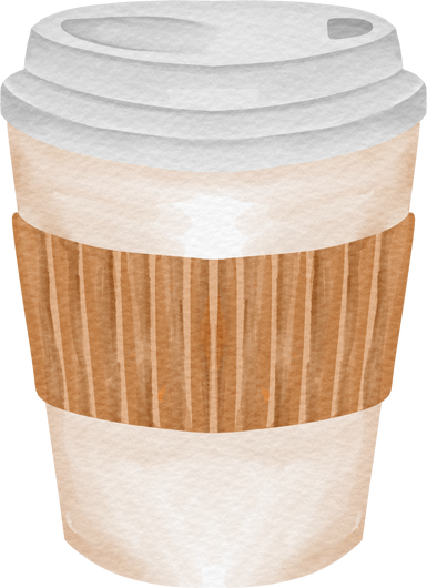 watercolor coffee cup